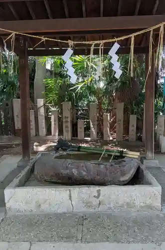 安居神社の手水