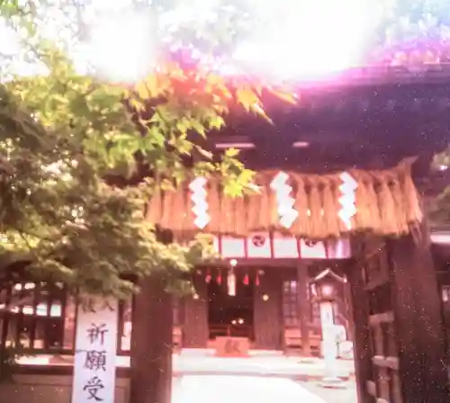 久留米宗社　日吉神社の山門・神門