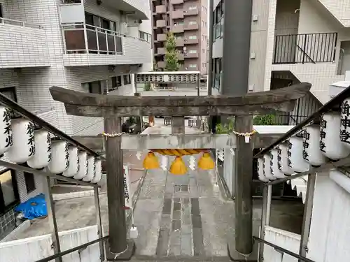 高輪神社の景色