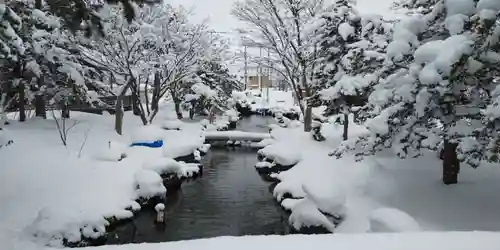 北海道護國神社の庭園