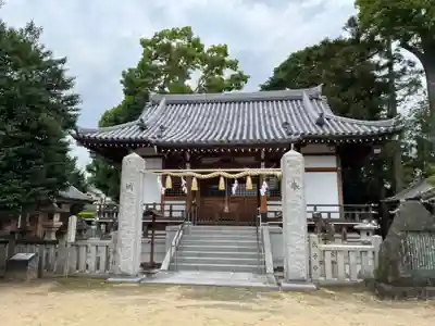 中筋八幡神社の本殿・本堂