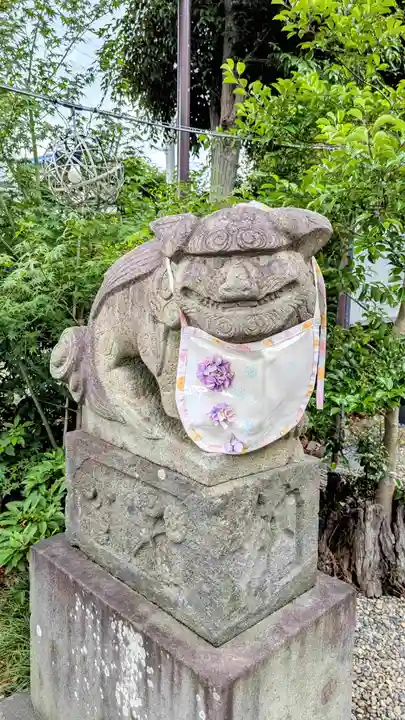 菊田神社の狛犬