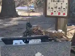 角館総鎮守 神明社の手水