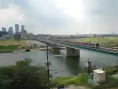 多摩川浅間神社の景色