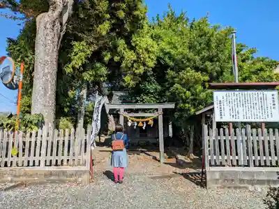 初生衣神社の鳥居
