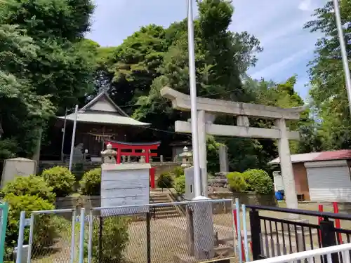 田谷御霊社の鳥居