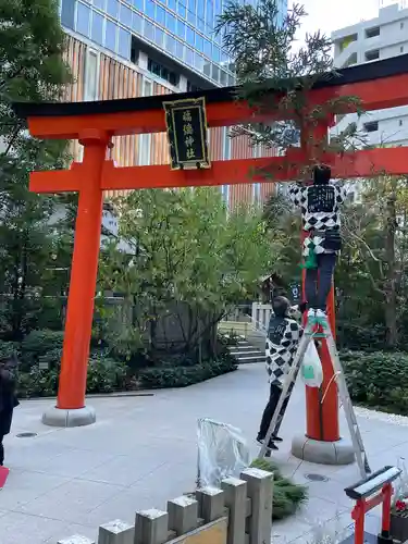 福徳神社（芽吹稲荷）の鳥居