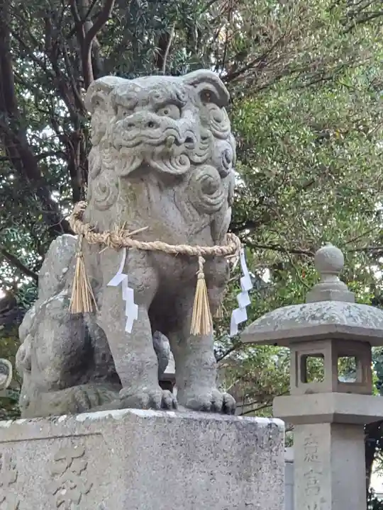 畠神社の狛犬