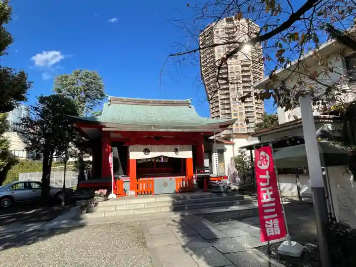麻布氷川神社の本殿・本堂
