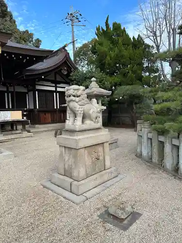 荒井神社の狛犬