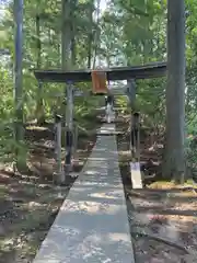 皆神神社の鳥居