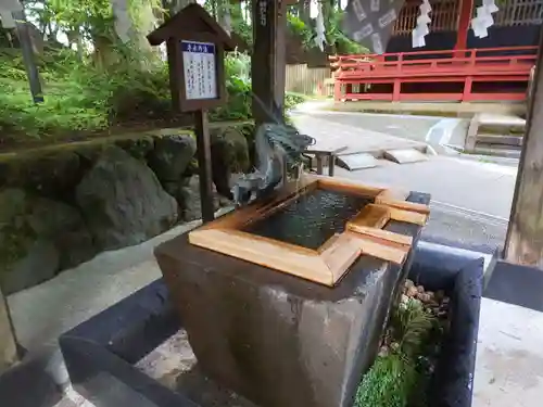 富士山東口本宮 冨士浅間神社の手水