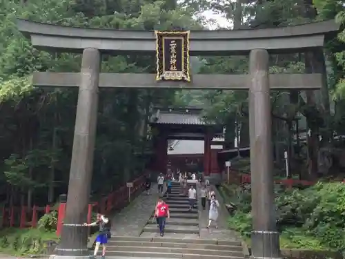 日光二荒山神社の鳥居