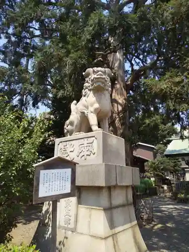 下神明天祖神社の狛犬