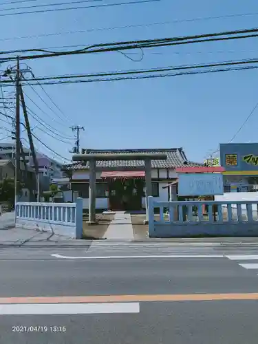 神明神社の鳥居