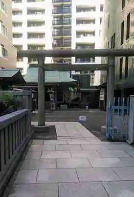 宮益御嶽神社の鳥居