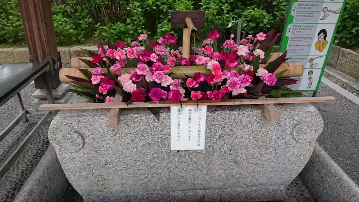 白山神社の手水舎