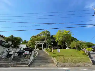 山﨑八幡宮の鳥居