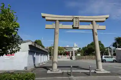 中島惣社の鳥居