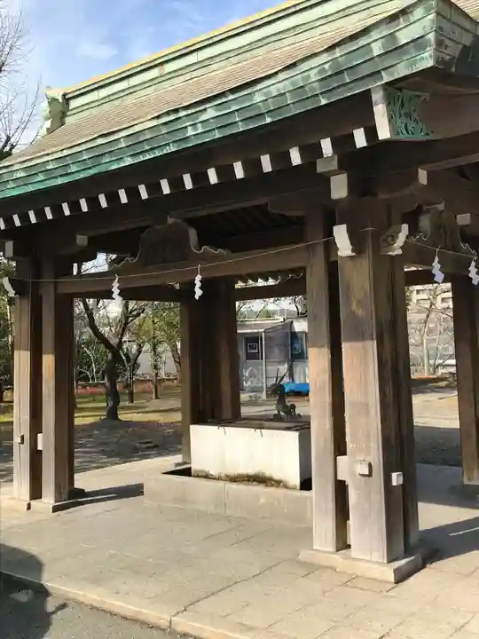 鹿児島縣護國神社の手水舎