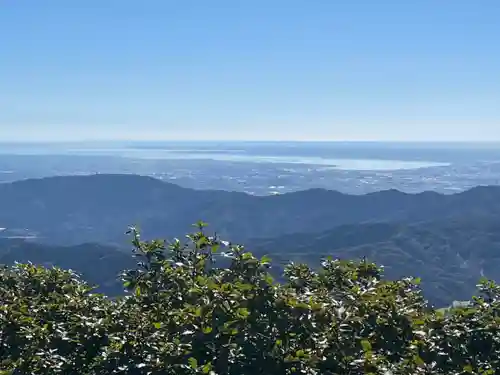 筑波山神社 女体山御本殿の景色