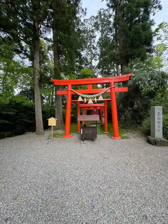 越中一宮 髙瀬神社(富山県)