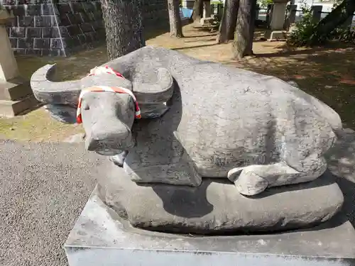 於保多神社の狛犬