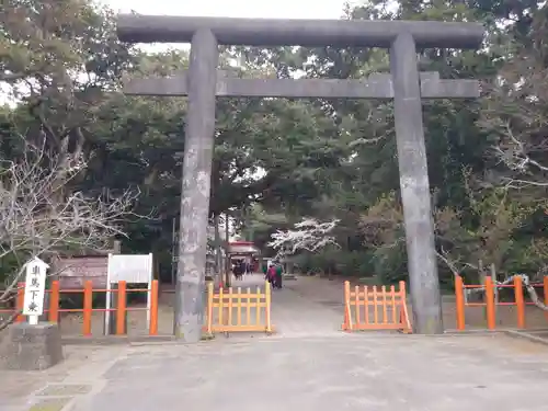 息栖神社の鳥居