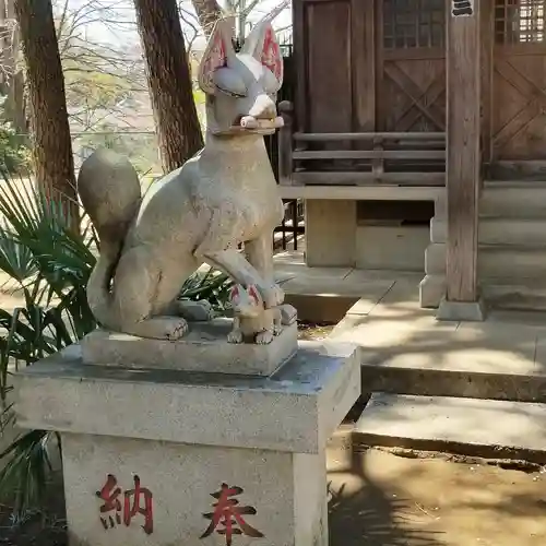 高稲荷神社の狛犬