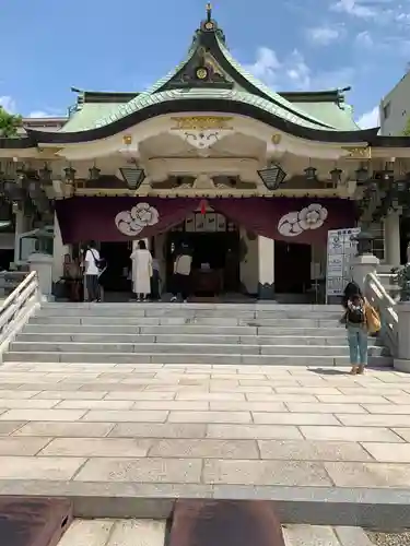 難波八阪神社の本殿・本堂