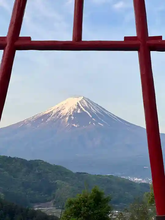 河口浅間神社の景色