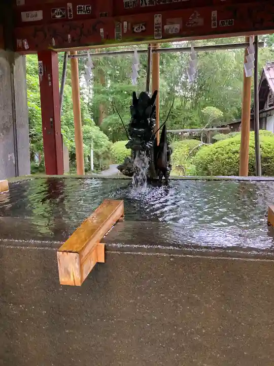 北口本宮冨士浅間神社の手水舎