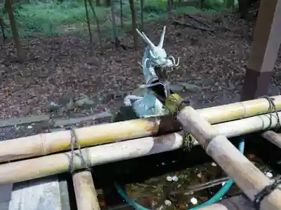 息栖神社の手水舎