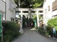 戸越八幡神社の鳥居