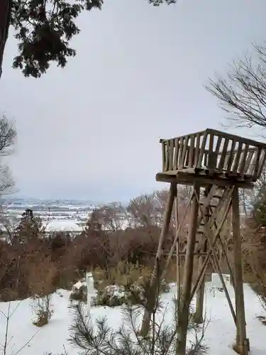 出羽神社の景色