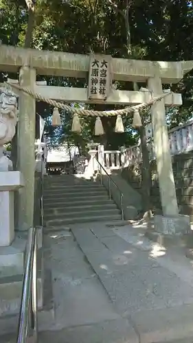 大宮・大原神社の鳥居