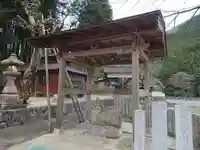 上長瀬國津神社の手水舎