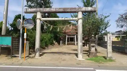 借宿神社の鳥居