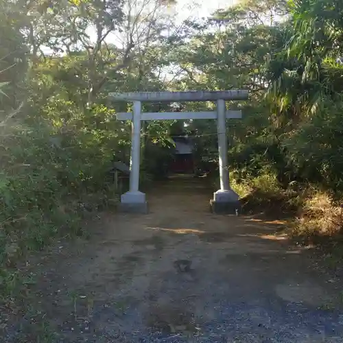 降之神社の鳥居