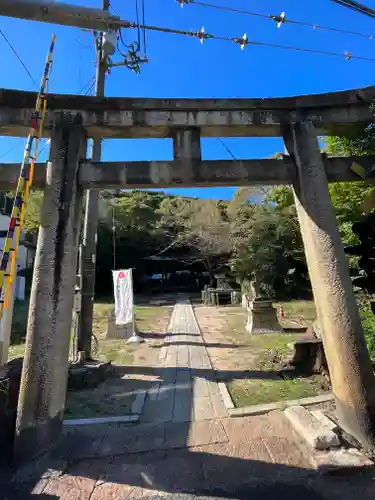 關蝉丸神社下社の鳥居