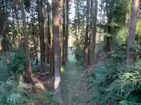 怒田沢観音堂の景色