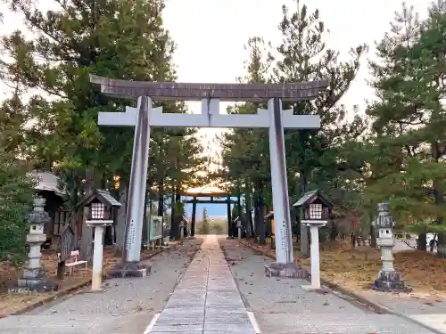 山梨縣護國神社の鳥居