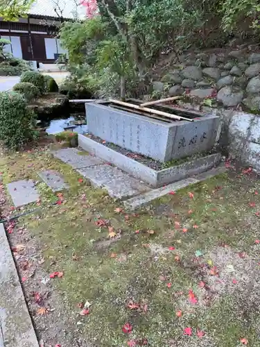 楠妣庵観音寺の手水