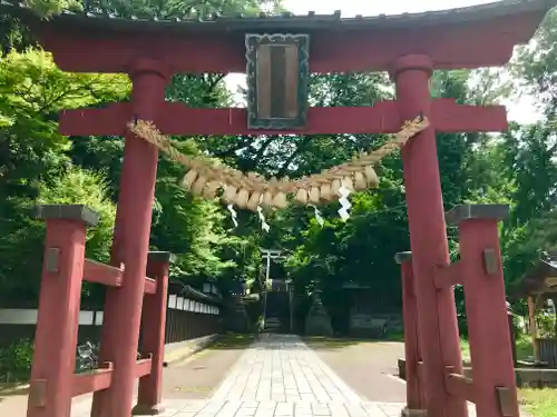 青海神社の鳥居