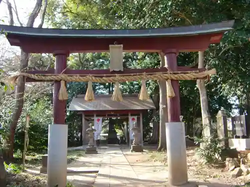 日秀将門神社の鳥居