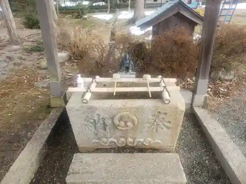 日吉二宮神社の手水舎