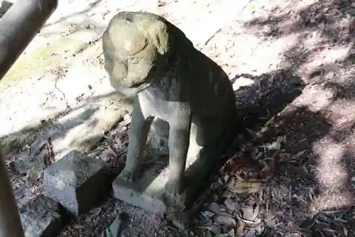 中津川神社の狛犬