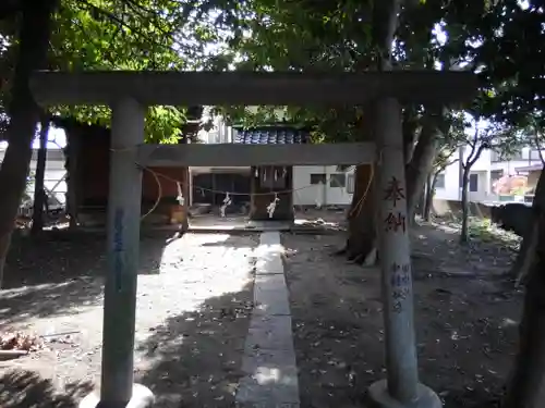 天祖神社の鳥居