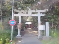 蚕霊神社の鳥居