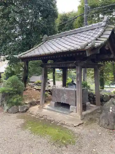 観音寺の手水